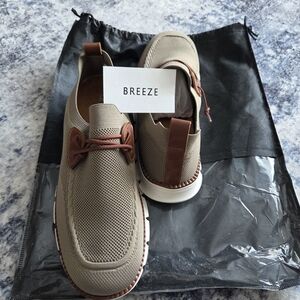 Tan Mesh Loafers for Men